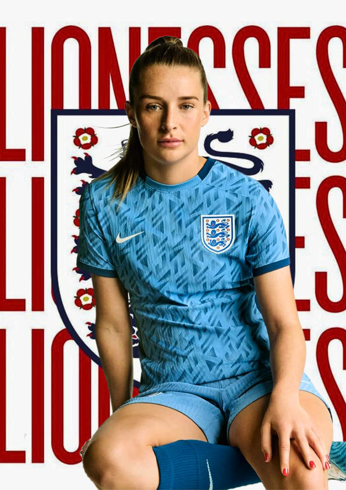 Ella Toone England (Away) Lionesses Poster